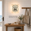 ROUTE66 LAMPADA APPLIQUE DA PARETE E27 1 LUCE