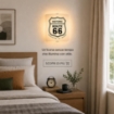 ROUTE66 LAMPADA APPLIQUE DA PARETE E27 1 LUCE