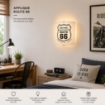 ROUTE66 LAMPADA APPLIQUE DA PARETE E27 1 LUCE