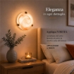 DUNA LAMPADA PLAFONIERA DA SOFFITTO E27 1 LUCE 30CM TABACCO