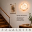 DUNA LAMPADA PLAFONIERA DA SOFFITTO E27 1 LUCE 30CM TABACCO