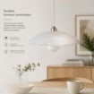 FULVIA LAMPADA SOSPENSIONE DA SOFFITTO E27 1 LUCE 50 CM