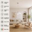 FULVIA LAMPADA SOSPENSIONE DA SOFFITTO E27 1 LUCE 50 CM