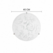 MELISSA LAMPADA PLAFONIERA DA SOFFITTO E27 2 LUCI 40CM