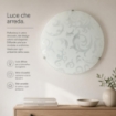 MELISSA LAMPADA PLAFONIERA DA SOFFITTO E27 2 LUCI 40CM