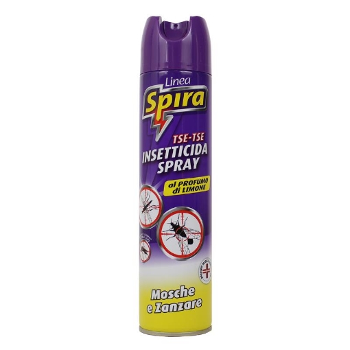 SPIRA SPRAY 400 ML PER MOSCHE E ZANZARE - FRAGRANZA AL LIMONE