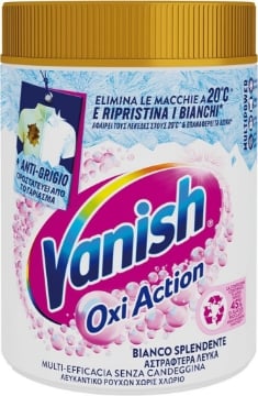 VANISH OXI ACTION SMACCHIATORE IN POLVERE BIANCA - 1KG