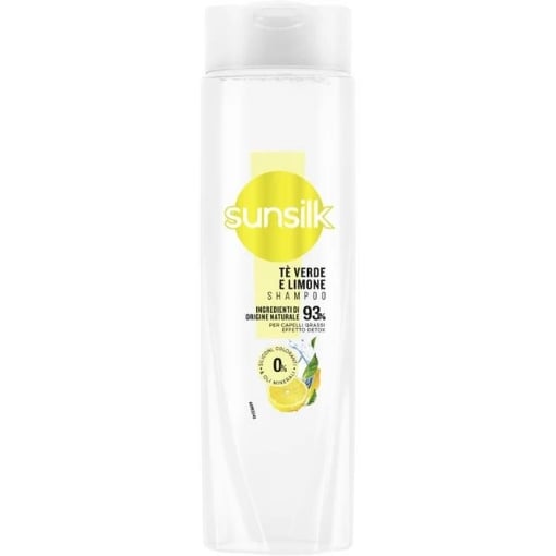 SUNSILK SHAMPOO 250 ML TÈ VERDE E LIMONE – TRATTAMENTO PURIFICANTE CAPELLI