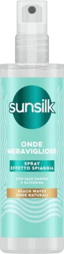 SUNSILK SPRAY ONDE MERAVIGLIOSE EFFETTO SPIAGGIA CON SALE MARINO E GLICERINA 150ML