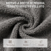 POLTRONA GIREVOLE CON POGGIAPIEDI, REGOLABILE IN ALTEZZA CON POGGIATESTA REGOLABILE, FUNZIONE DONDOLO, GRIGIO