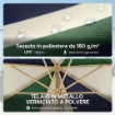 OMBRELLONE DA GIARDINO CON TELAIO EFFETTO LEGNO, TETTUCCIO A BLOCCHI DI COLORE CON 8 STECCHE, UV 30+