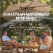 OMBRELLONE DA GIARDINO OMBRELLONE DECENTRATO CON LED SOLARI, 3X3M, CACHI