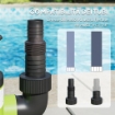 POMPA ACQUA SPORCA/PULITA 400W, 9.000L/H, POMPA SOMMERSA ACQUE SPORCHE 7M PROFONDITÓ MAX, GESTISCE PARTICELLE FINO A 15MM, INTERRUTTORE A GALLEGGIANTE, VERDE