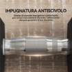 SET DI MANUBRI PALESTRA DA 2X17.5 KG CON IMPUGNATURA ANTISCIVOLO, IN METALLO, PER ALLENAMENTO FITNESS, NERO