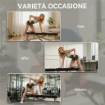SET DI MANUBRI PALESTRA DA 2X17.5 KG CON IMPUGNATURA ANTISCIVOLO, IN METALLO, PER ALLENAMENTO FITNESS, NERO