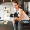 SET DI MANUBRI PALESTRA DA 2X17.5 KG CON IMPUGNATURA ANTISCIVOLO, IN METALLO, PER ALLENAMENTO FITNESS, NERO