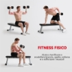 SET DI MANUBRI DA 2X20 KG CON IMPUGNATURA ANTISCIVOLO, IN METALLO, PER ALLENAMENTO FITNESS CASA E PALESTRA, NERO