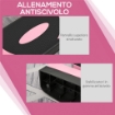 STEP FITNESS DA AEROBICA REGOLABILE SU 3 ALTEZZE, IN PLASTICA, 80X31X10/15/20 CM, ROSA