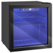 CANTINETTA VINO REFRIGERATA 12 BOTTIGLIE 36L, TEMPERATURA REGOLABILE 4-16¦C CON VETRO ANTI UV, NERA