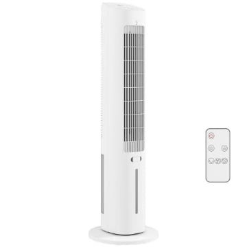 RAFFRESCATORE D'ARIA 3-IN-1, TORRE, SERBATOIO 3 LITRI, PORTATILE, BIANCO.
