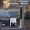 RAFFRESCATORE D'ARIA EVAPORATIVO, 3L SERBATOIO, 48¦ OSCILLAZIONE, 3 VELOCITÓ E MODALITÓ, BIANCO