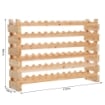 CANTINETTA PORTABOTTIGLIE IN LEGNO DI PINO CON 6 RIPIANI 114X28X80 CM