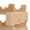 CANTINETTA PORTABOTTIGLIE IN LEGNO DI PINO CON 6 RIPIANI 114X28X80 CM