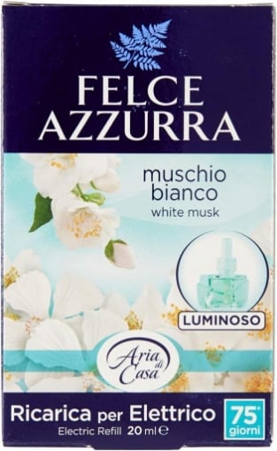 RICARICA DEODORANTE ELETTRICO PER AMBIENTE FELCE AZZURRA - MUSCHIO BIANCO 200 ML