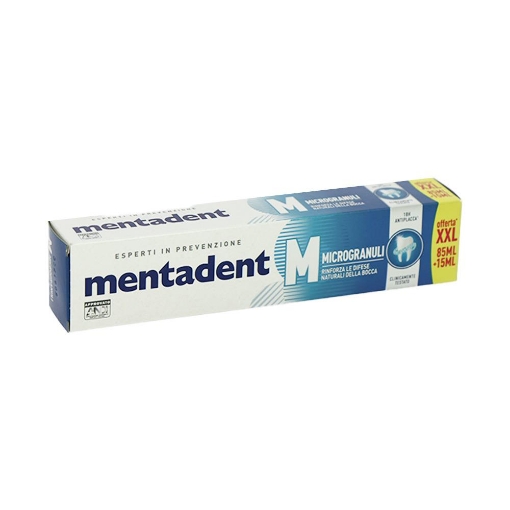 DENTRIFICIO MENTADENT MICROGRANULI XXL 85ML+15ML