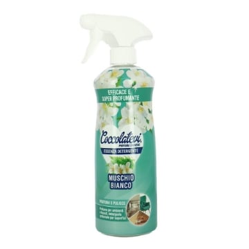 PROFUMO PER AMBIENTI COCCOLATEVI FRAGRANZA MUSCHIO BIANCO 750ML - ESSNEZA DETERGENTE
