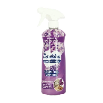 PROFUMO PER AMBIENTI COCCOLATEVI FRAGRANZA GLICINE 750ML - ESSENZA DETERGENTE