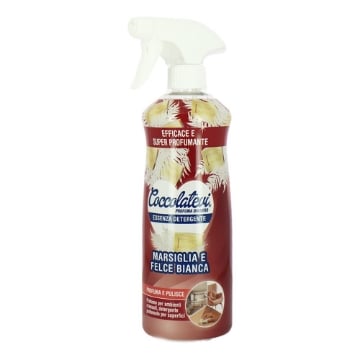 PROFUMO PER AMBIENTI COCCOLATEVI FRAGRANZA MARSIGLIA E FELCE BIANCA 750ML - ESSENZA DETERGENTE