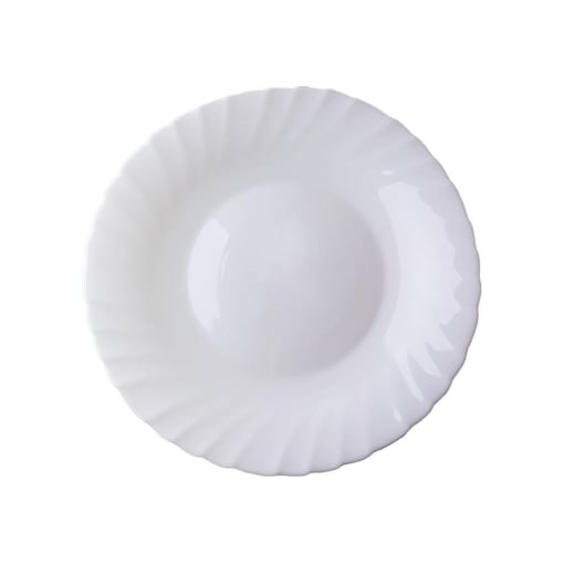 PIATTO FONDO ROTONDO COLORE BIANCO - 25 CM