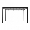 PERGOLA RETRATTILE MOTORIZZATA 3 X 3 X 2,5 MT CON LED - COLORE ANTRACITE