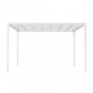 PERGOLA RETRATTILE MOTORIZZATA 3 X 3 X 2,5 MT CON LED - COLORE BIANCO 