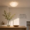 PAMELA LAMPADA PLAFONIERA DA SOFFITTO E27 1 LUCE 30CM