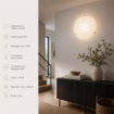 PAMELA LAMPADA PLAFONIERA DA SOFFITTO E27 1 LUCE 30CM