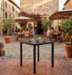 TAVOLO ANNA AUTOLIVELLANTE  E SMONTABILE 70X70 CM COLORE  NERO