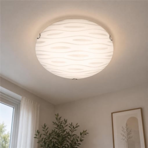 FULVIA LAMPADA PLAFONIERA DA SOFFITTO E27 1 LUCE 30CM