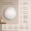 FULVIA LAMPADA PLAFONIERA DA SOFFITTO E27 1 LUCE 30CM