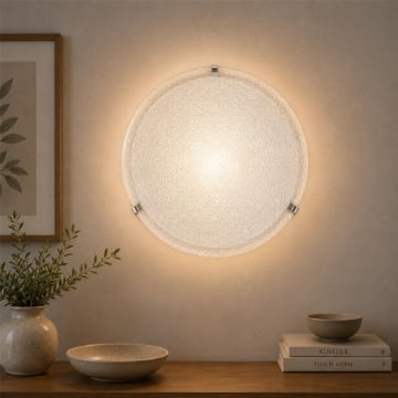 GAIA LAMPADA PLAFONIERA DA SOFFITTO E27 1 LUCE 30CM