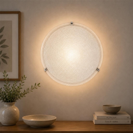 GAIA LAMPADA PLAFONIERA DA SOFFITTO E27 1 LUCE 30CM