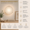 GAIA LAMPADA PLAFONIERA DA SOFFITTO E27 1 LUCE 30CM