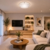 GAIA LAMPADA PLAFONIERA DA SOFFITTO E27 1 LUCE 30CM