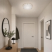 GAIA LAMPADA PLAFONIERA DA SOFFITTO E27 1 LUCE 30CM