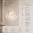 APPLIQUE NODO LUME LED POTENZA 15 W 1640 LM 4500 K COLORE BIANCO