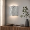 CLOE LAMPADA APPLIQUE DA PARETE E27 1 LUCE EFFETTO SATINATO