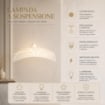 CLIO LAMPADA SOSPENSIONE DA SOFFITTO E27 1 LUCE 40X40 BIANCA