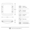ELISA LAMPADA PLAFONIERA DA SOFFITTO E27 1 LUCE 30CM
