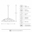 MELISSA SOSPENSIONE E27 1 LUCE 50CM